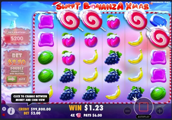 sweet bonanza xmas играть